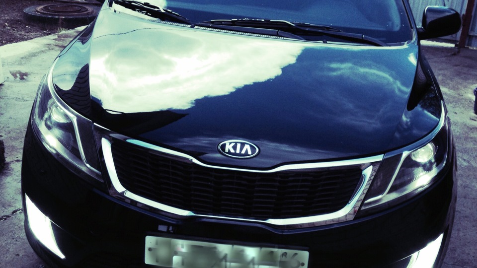 KIA Rio Черный призрак