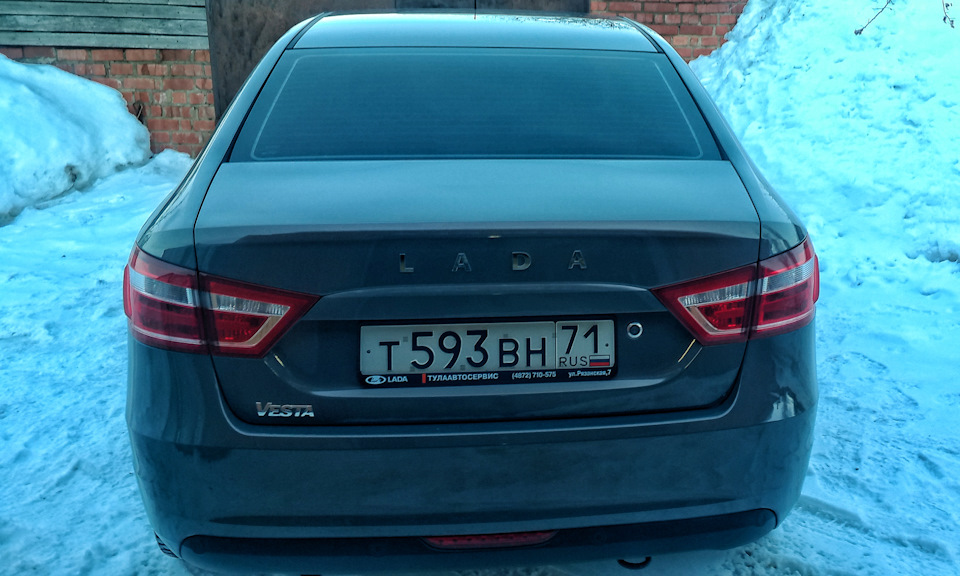 Фото в бортжурнале Lada Vesta (1G)