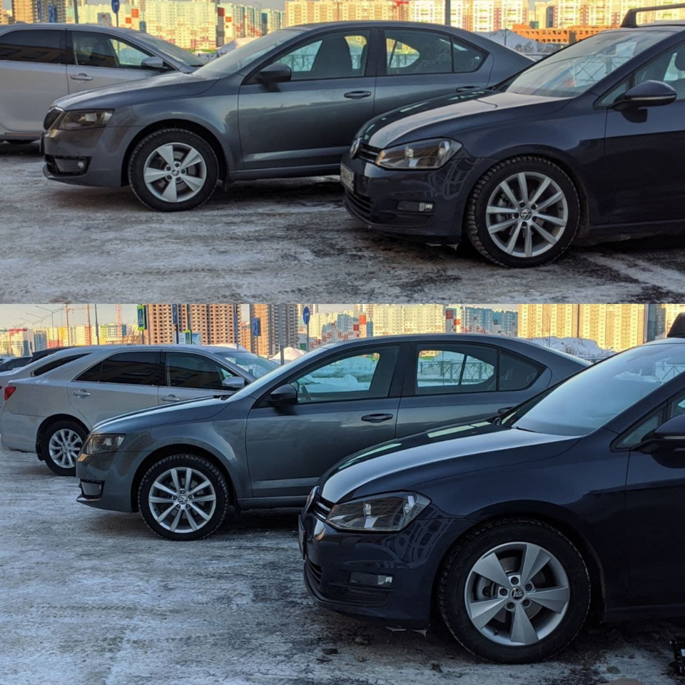 Зато гольф стал еще мягче!) — Skoda Octavia A7 Mk3. Запчасти на фото: 1178412