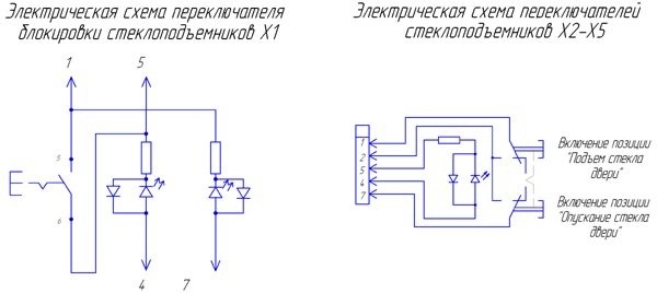 Внутренняя схема блока ЭСП — Lada 2115