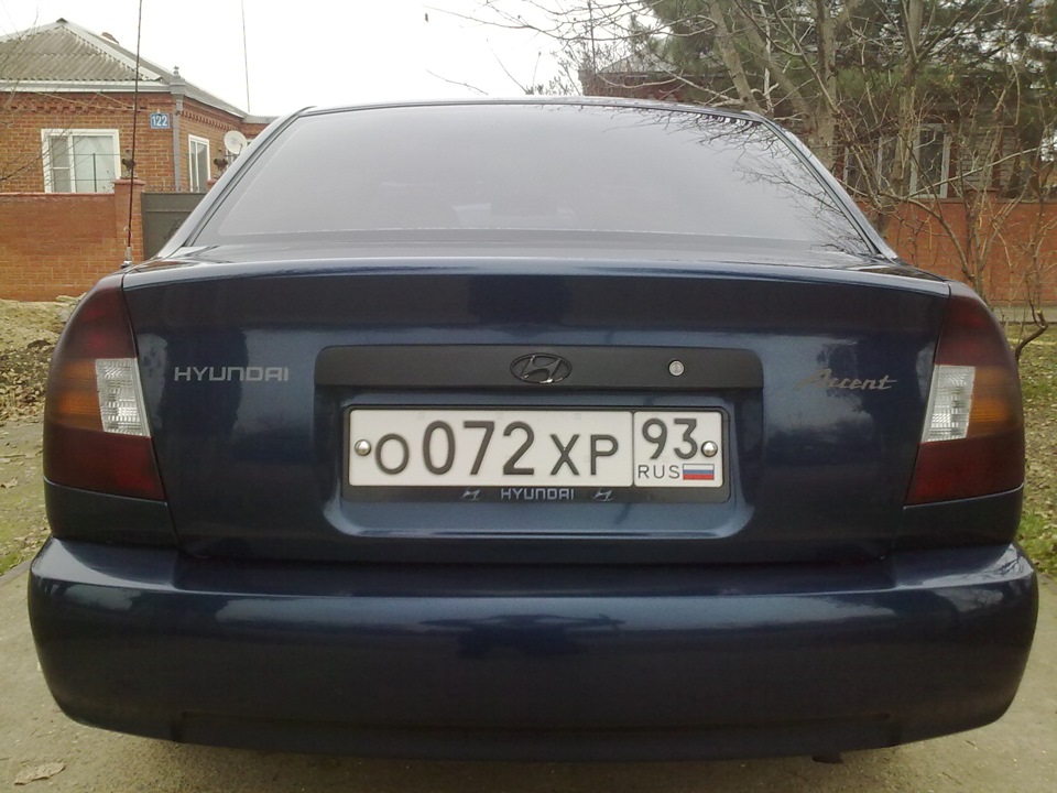 Фото в бортжурнале Hyundai Accent (2G)