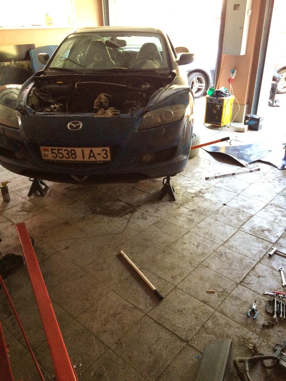 Сам процесс — Mazda RX-8