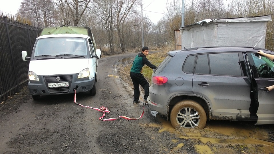Вытягиваем — Volkswagen Tiguan (1G)