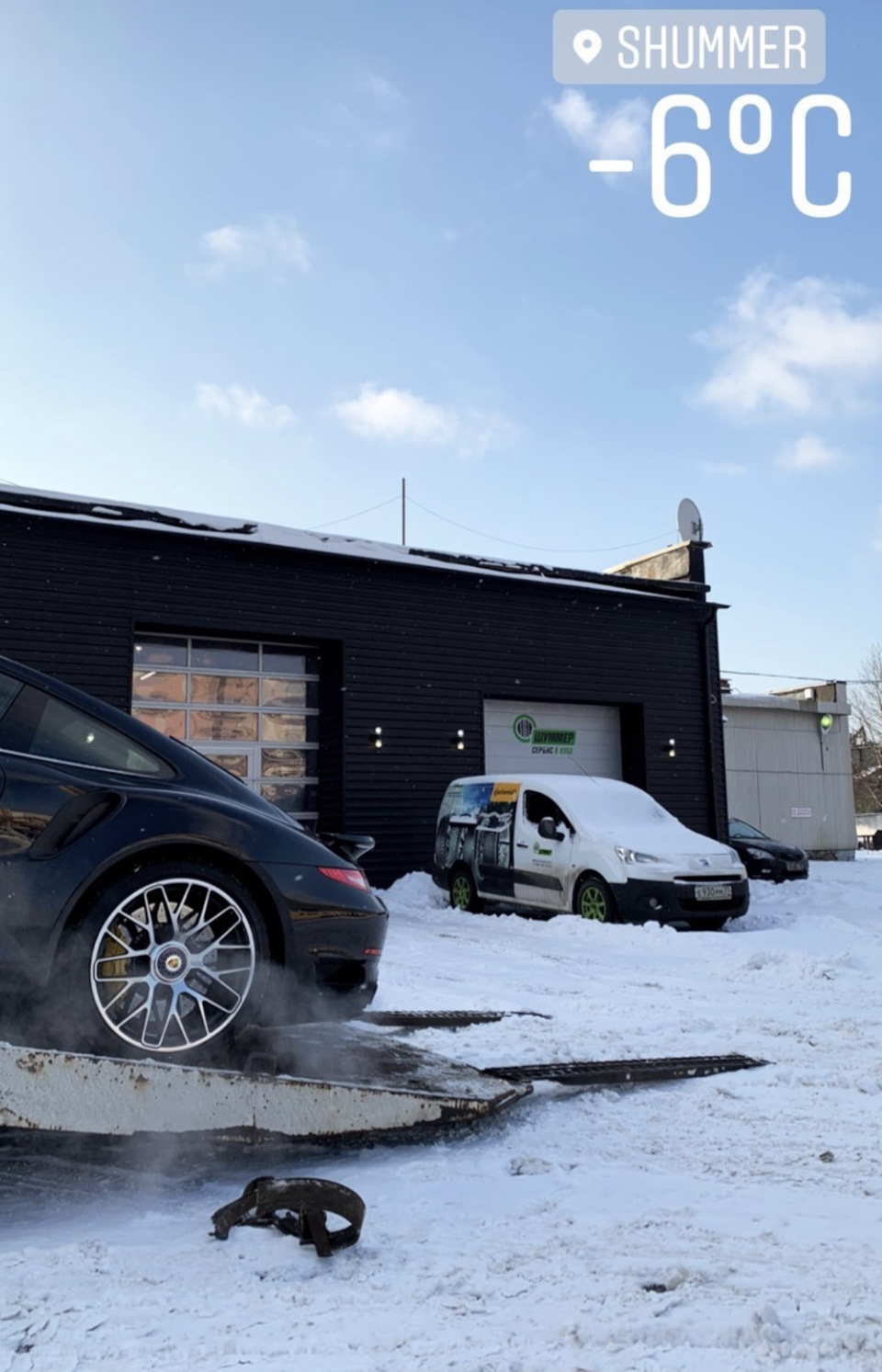 Сразу засветился в инсте Шуммера — Porsche 911 (991)