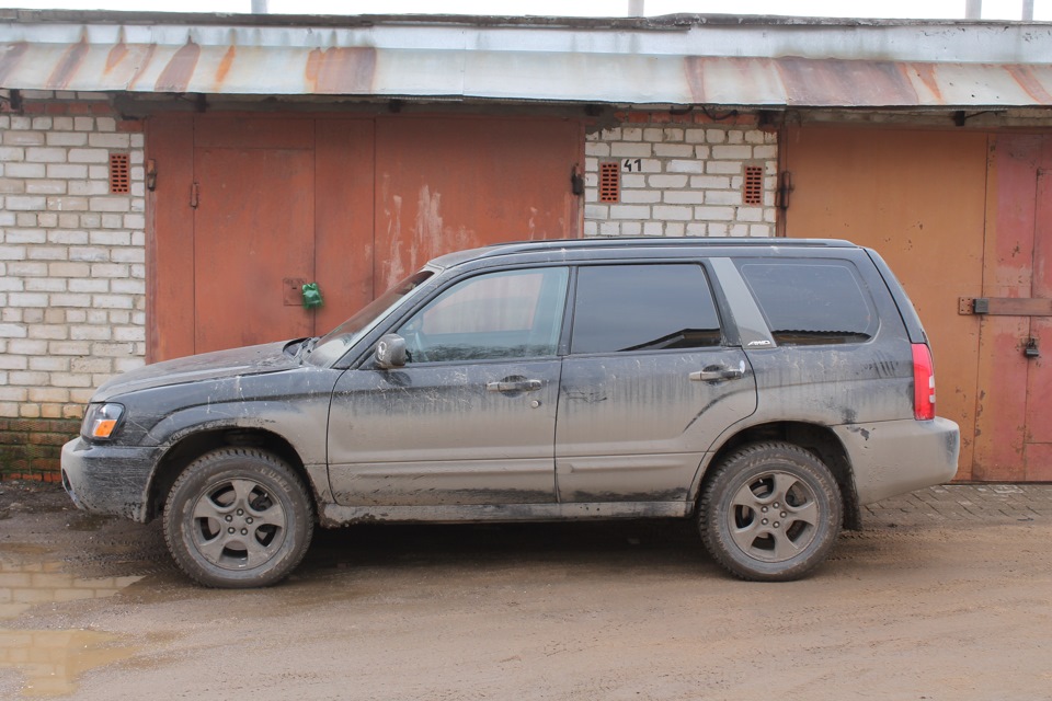 Результат на стоковых колесах — Subaru Forester (SG)