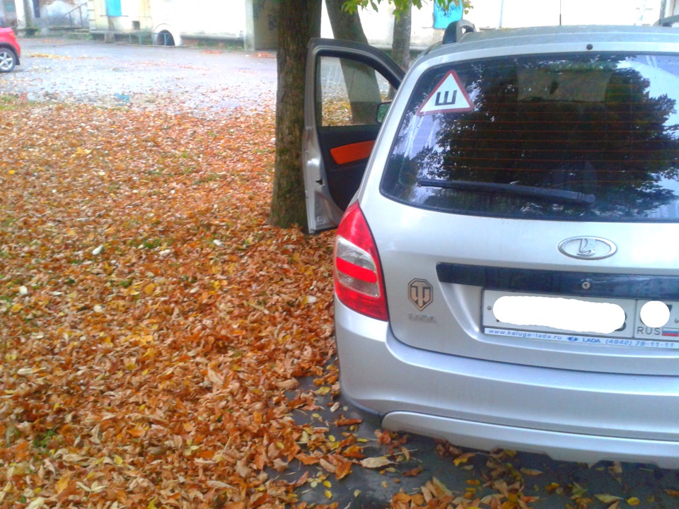 Photo from the logbook Lada Kalina Cross