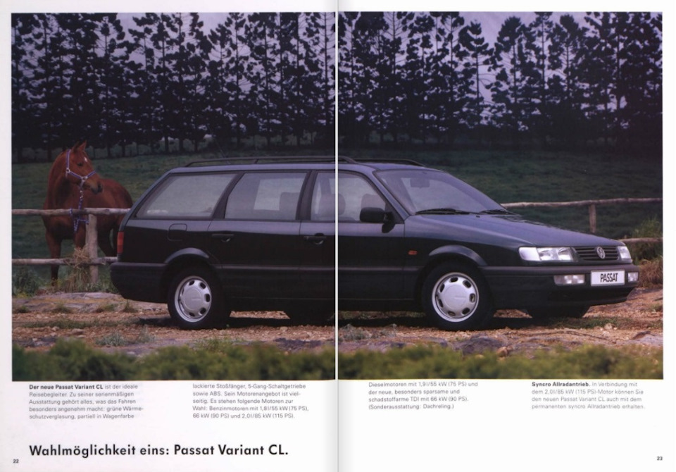 Photo from the logbook Volkswagen Passat Variant (B4)