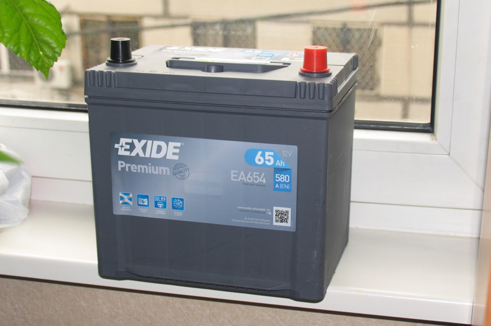 Аккумулятор Exide EA654 — Subaru Forester (SJ) бензин, 2,5 л, 2014