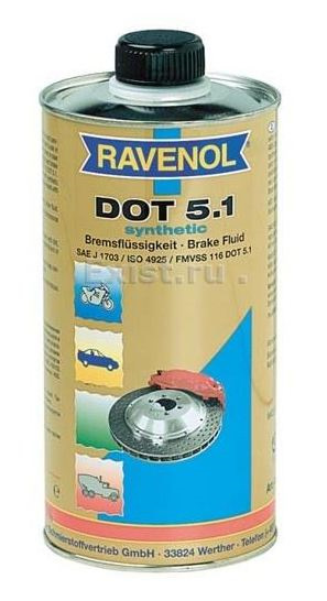 Ravenol dot 5.1, — Skoda Octavia RS A5 Mk2