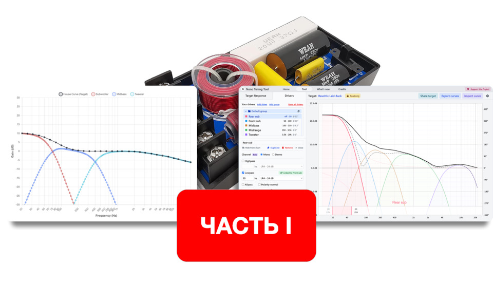 サラ36✨DimensionPAD 最強波動調整 Настройка DSP в автомобиле. Выбор кроссоверов и целевых кривых