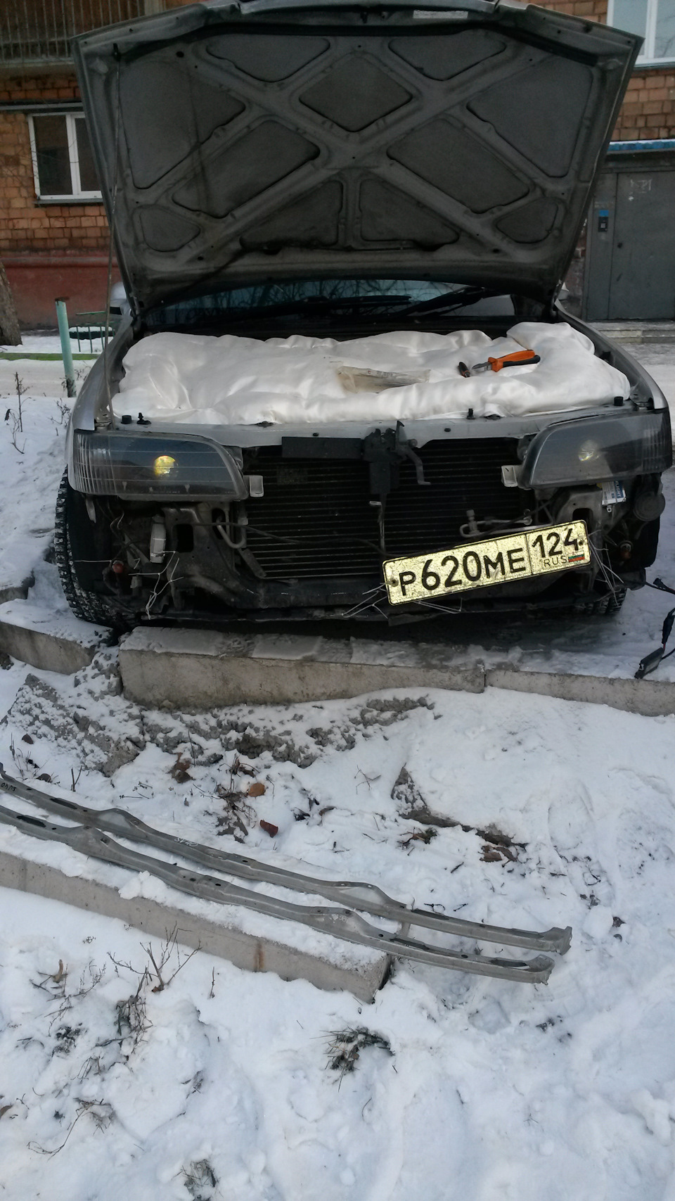 Замена планки во дворе — Toyota Camry (V40)