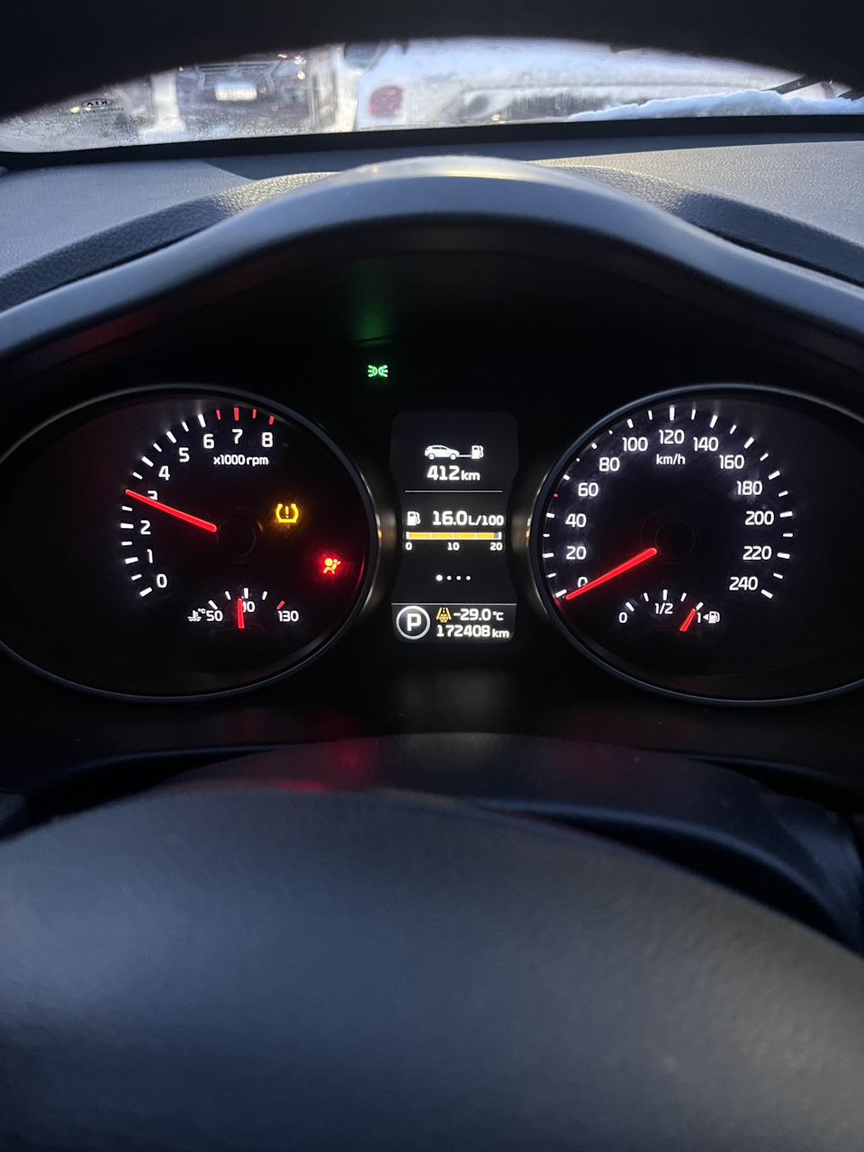 Горит Пузатый мужик))) — KIA Sportage (3G)