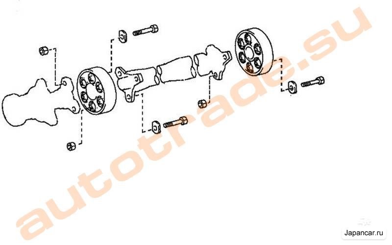 Муфты. — Toyota Estima (I)