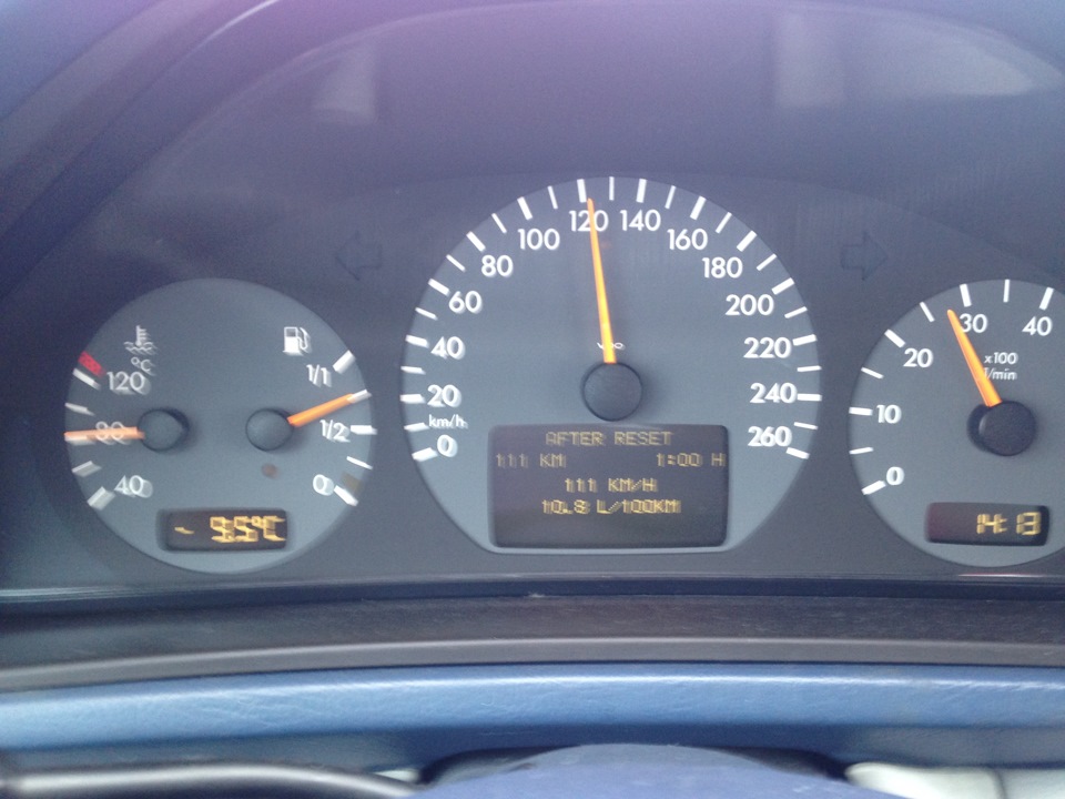 Трасса, расход. — Mercedes-Benz CLK (W208)