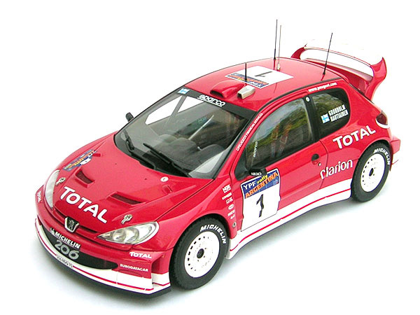 AUTOart プジョー 206 WRC 1:18 AUTOart 1:18 PEUGEOT 206 WRC '2003 WINNER OF RALLY ARGENTINA