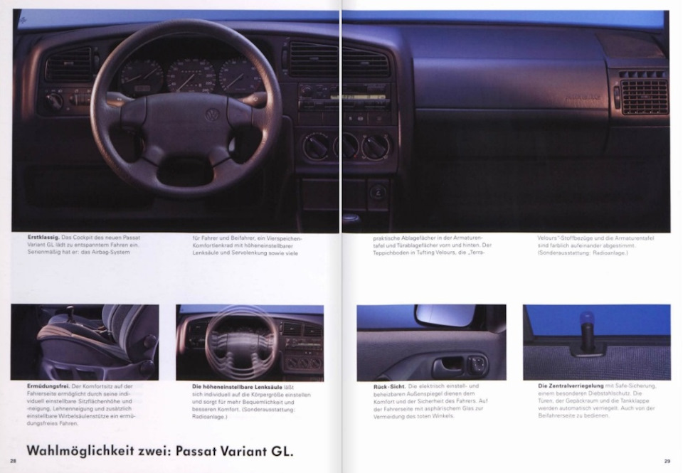 Photo from the logbook Volkswagen Passat Variant (B4)
