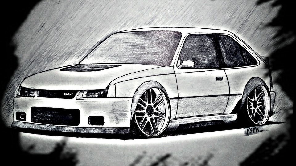 Opel Kadett E tuned by rork_&AMRG