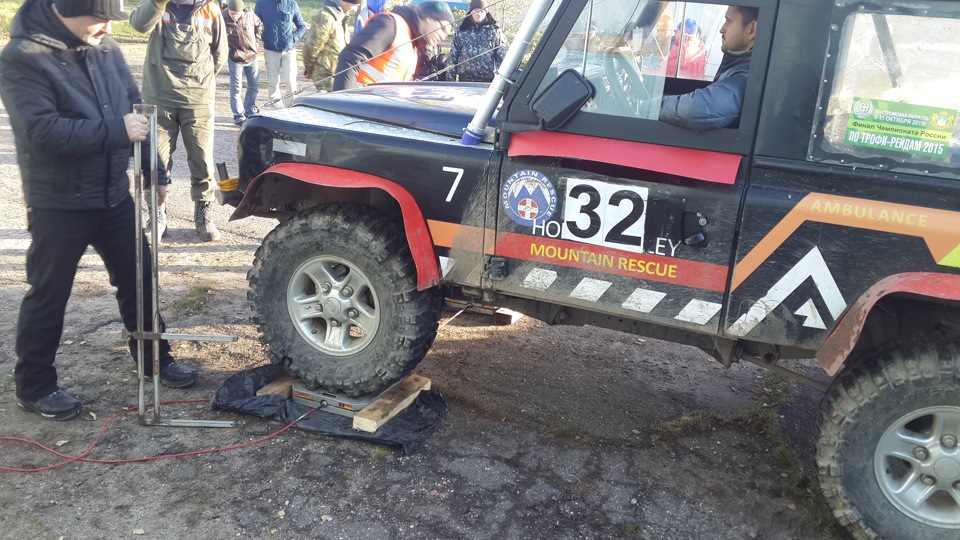 взвесился. 1800. край по резине. идеально — Land Rover Defender (L315/L316)
