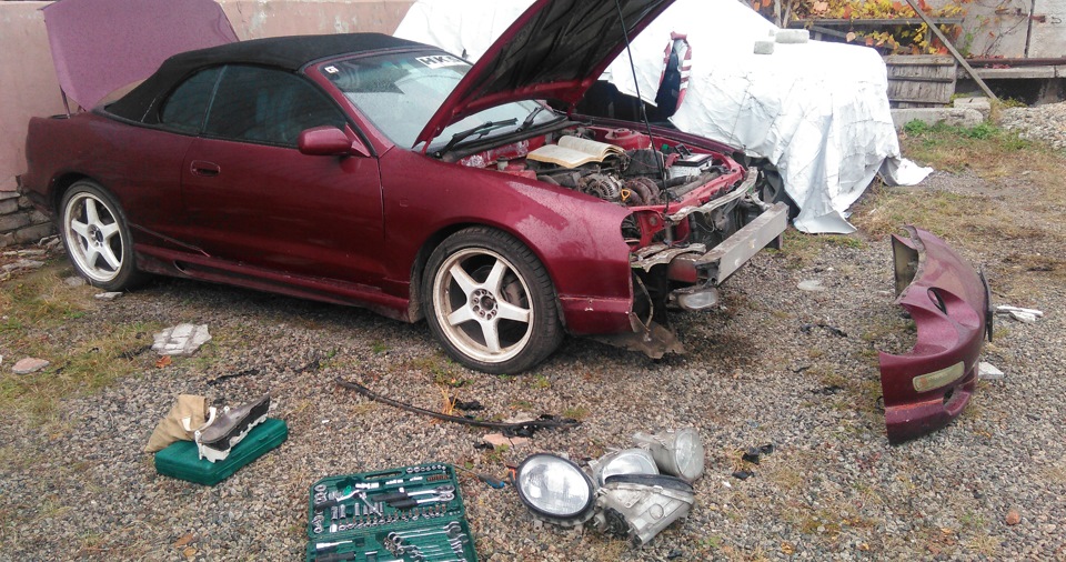 Зрелище не из красивых;-) — Toyota Celica (200)