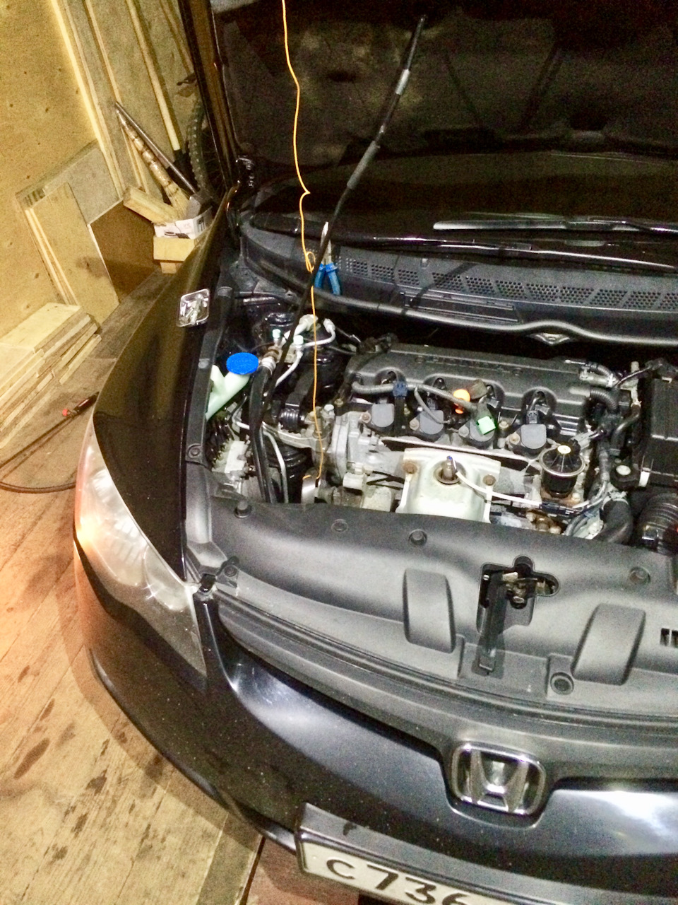 Подвесил ремень на время… — Honda Civic 4D (8G)