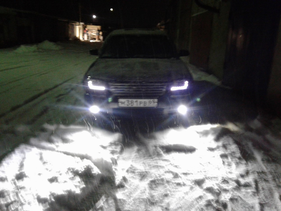 габариты + ПТФ — Volkswagen Passat B5