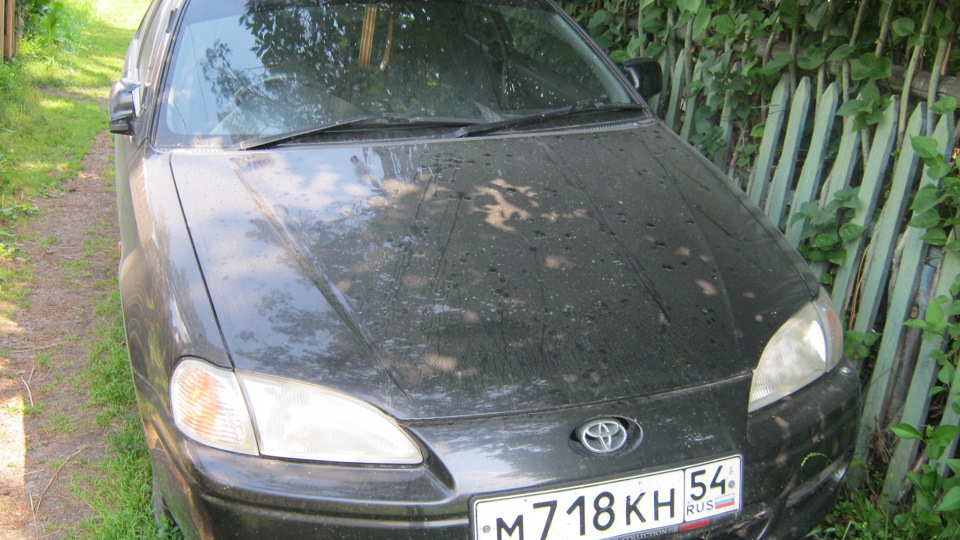 Toyota Cynos вороной друг