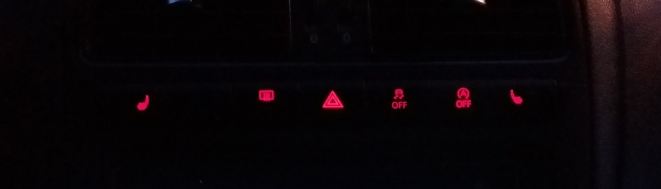 Одной не хватает, это обогрев лба, но это временно )) — Volkswagen Polo Sedan