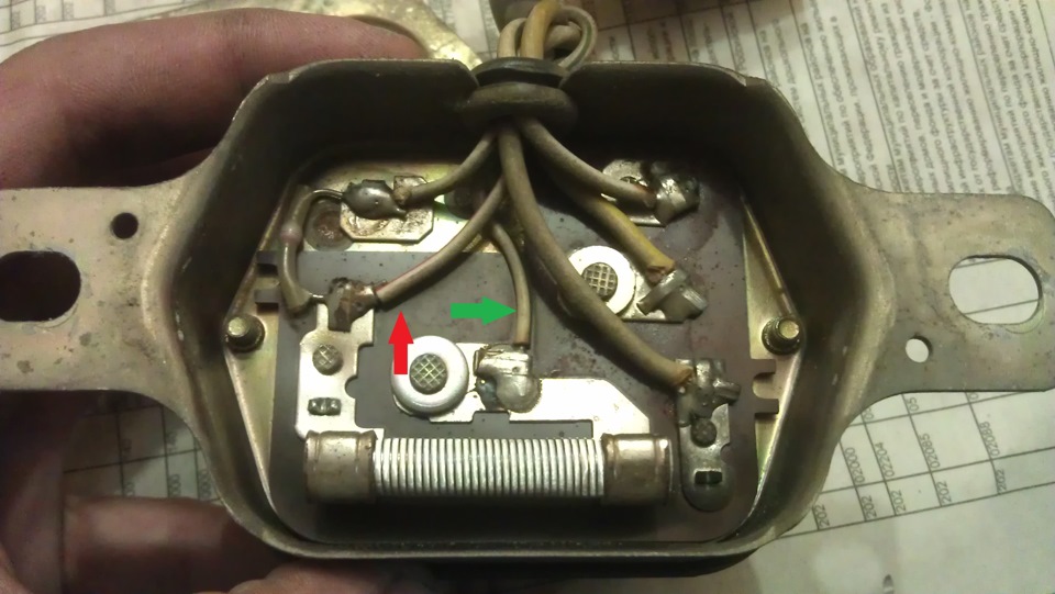 вот тут они припаяны — Toyota Carib (25)