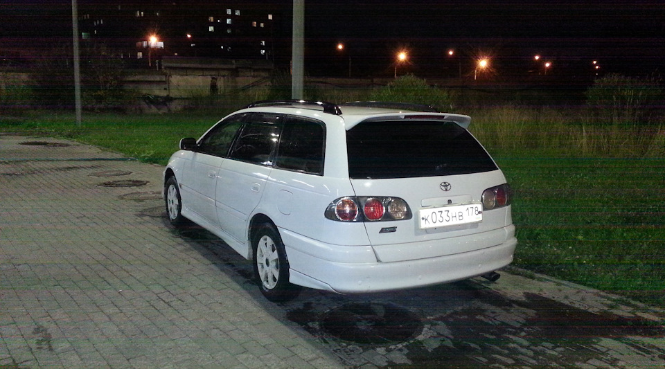 Мойка после поездки — Toyota Caldina (210)
