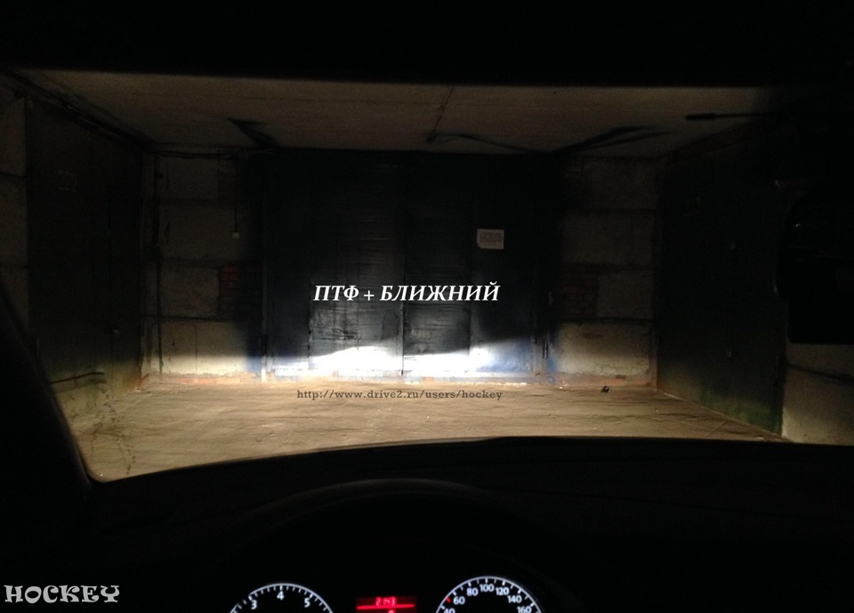 Ближний свет. Фары от VW Polo Hatchback и ПТФ от Hella VW Polo Sedan — Volkswagen Polo Sedan