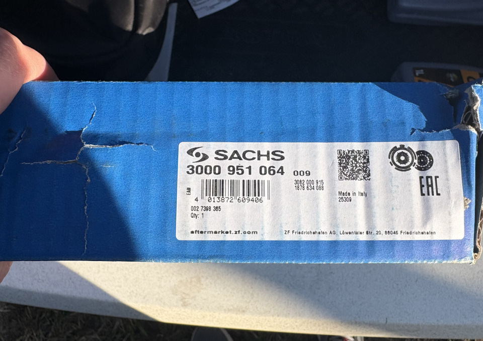 3000 951 064 Сцепление, комплект для OPEL, VAUXHALL SACHS