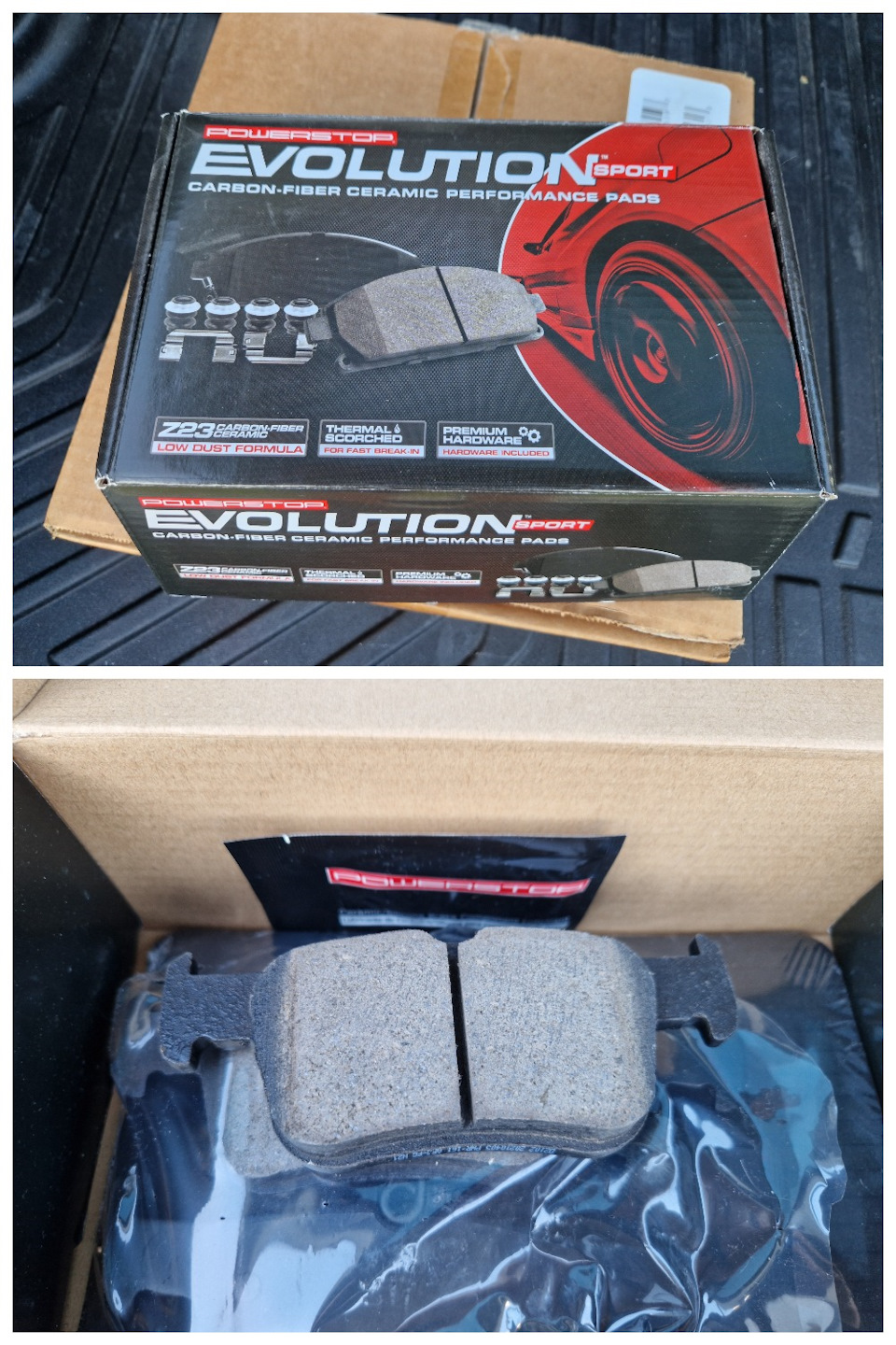 Задние колодки Power Stop Z23 — Honda Civic Hatchback (10G)