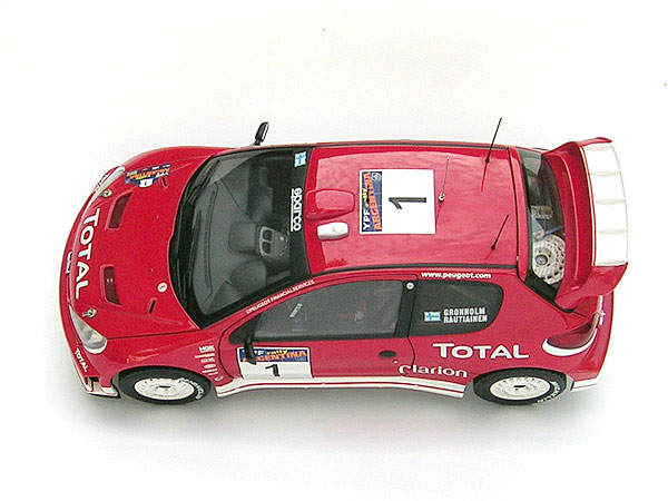 AUTOart 1:18 PEUGEOT 206 WRC '2003 WINNER OF RALLY ARGENTINA