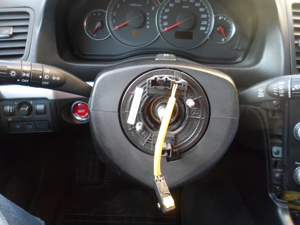 скидываем руль — Subaru Outback (BP)