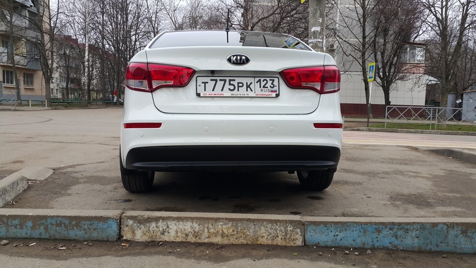 До переделок — KIA Rio (3G)