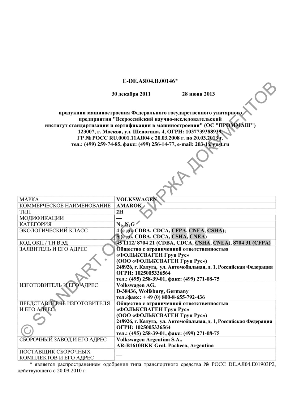 Фото в бортжурнале Volkswagen Amarok. Запчасти на фото: CZ003, 870431, 2583901, CZ009