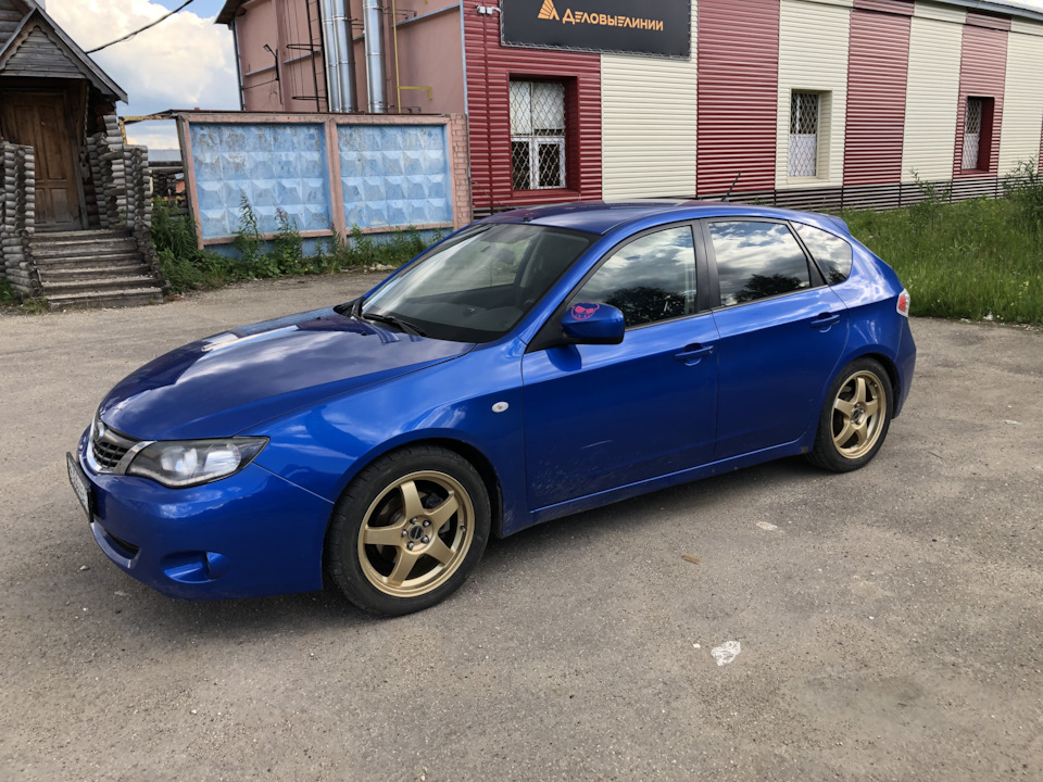 Машина очень преобразилась на этих дисках — Subaru Impreza (GE/GH)