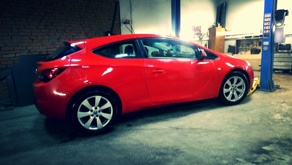 Photo from the logbook Opel Astra J GTC