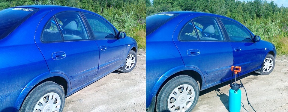 Первые полевые испытания — Nissan Almera Classic (B10)