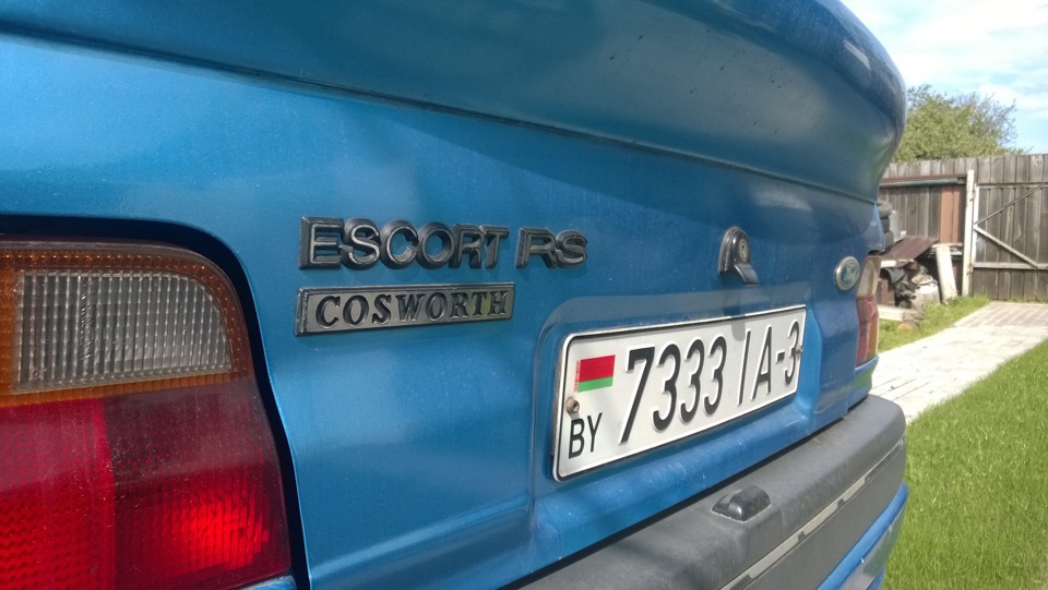 Фото в бортжурнале Ford Escort Mk5