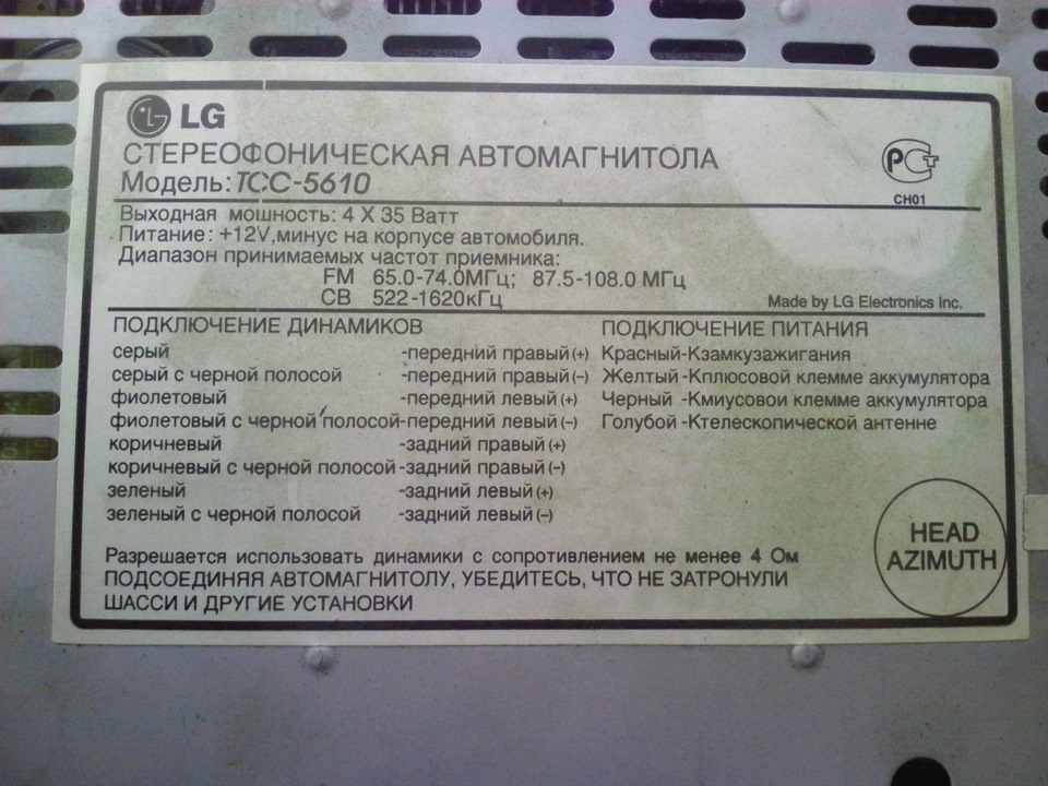 Фото в бортжурнале Lada 21065. Запчасти на фото: C8522