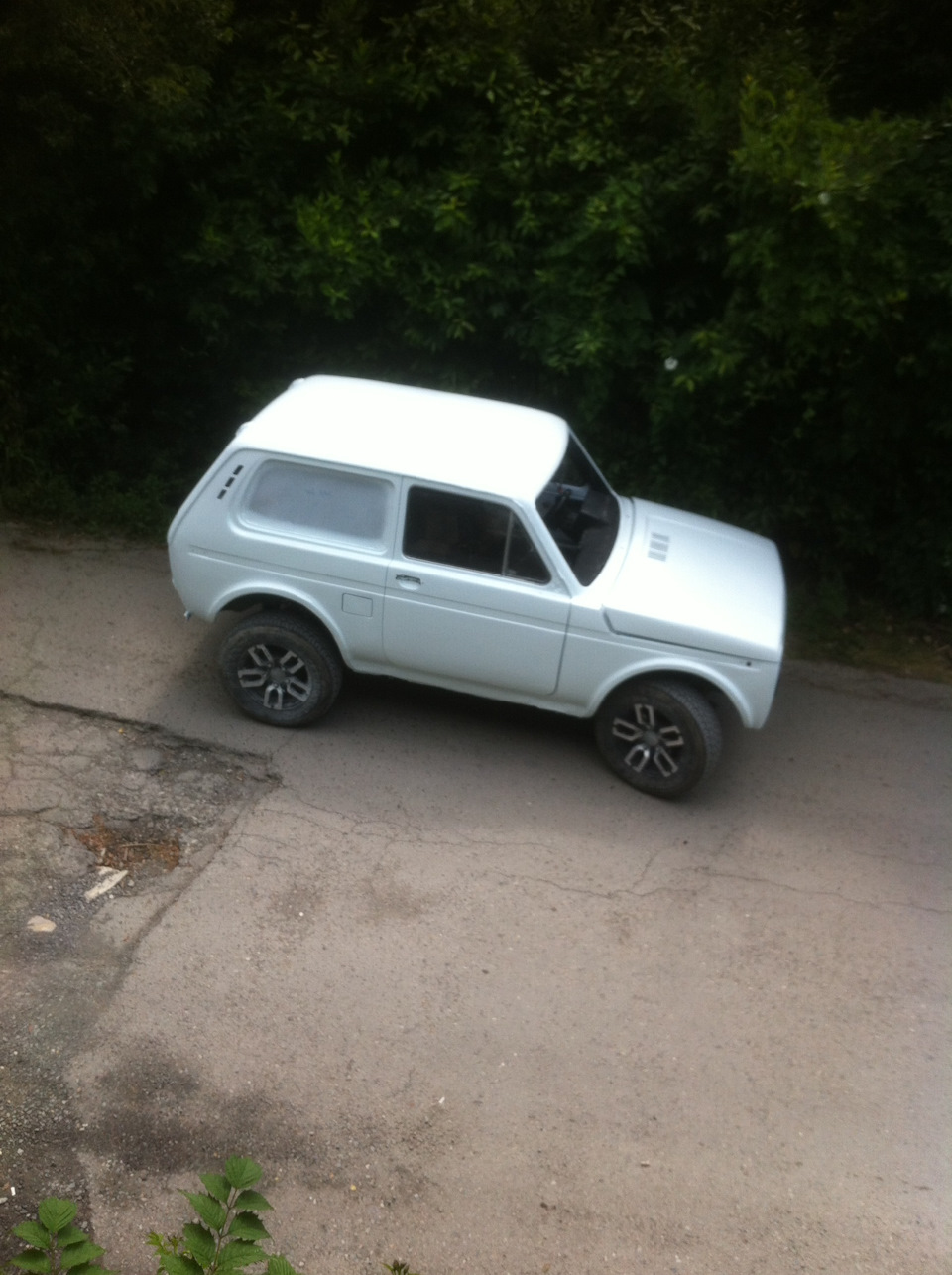 Из стёкол только в передних дверях — Lada 4x4 3D