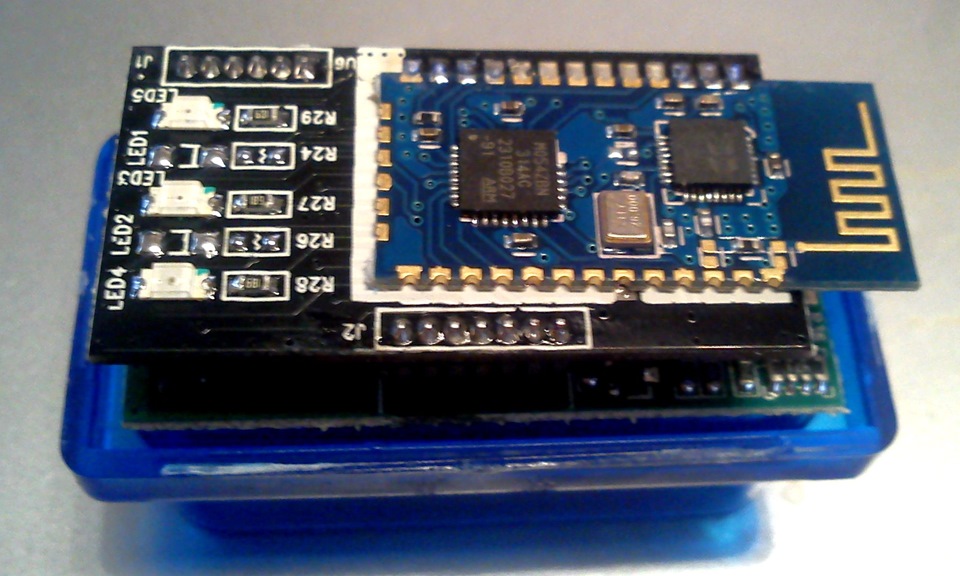 Монтаж ЭРИ на плате OBD II ELM 327 Interface bluetooth — Mitsubishi Lancer IX