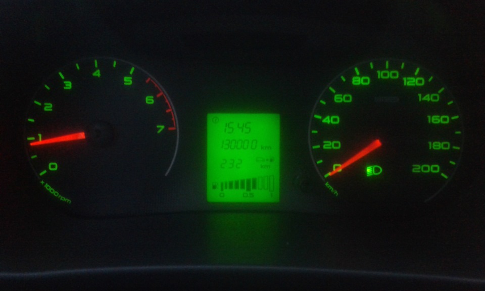 130000 км — Lada Granta