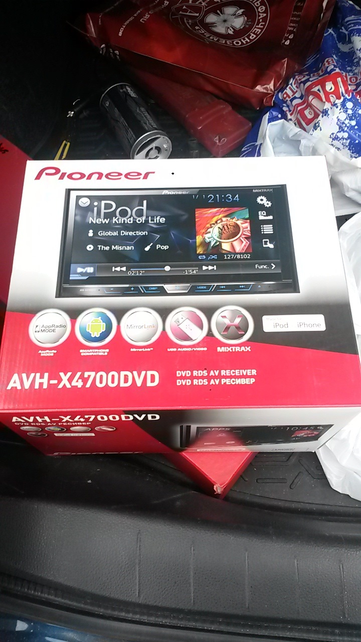 PIONEER AVH-X4700DVD — Mitsubishi Eclipse (2G)