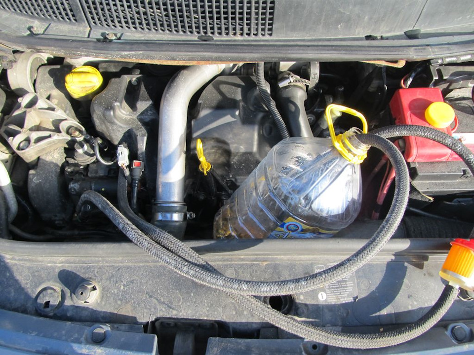 Бутылка 5 л. — Renault Scenic II