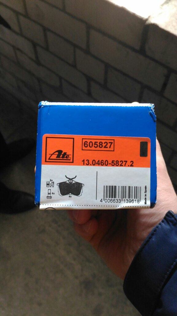 ate — Honda Accord (7G). Запчасти на фото: 605827, 13046058272