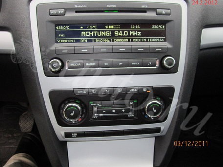 Photo from the logbook Skoda Octavia A5 Mk2. Found on photo: 2422012