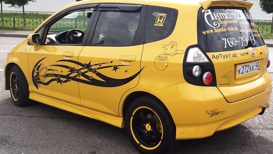 Honda Jazz Желтая Лялька
