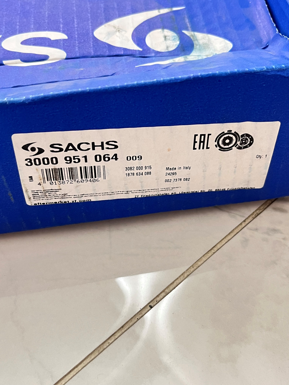 3000 951 064 Сцепление, комплект для OPEL, VAUXHALL SACHS